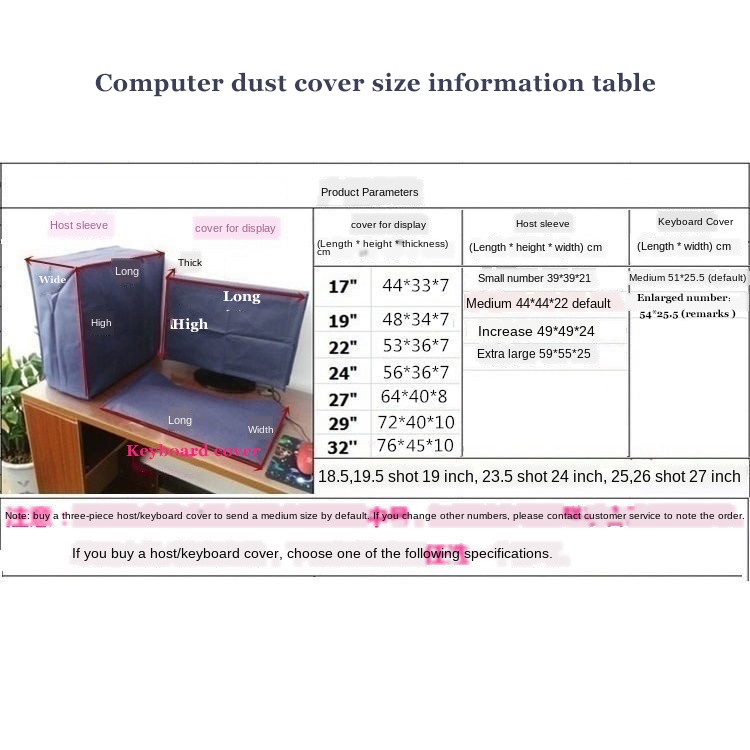 |Mghomehome mghome Dụng Cụ Làm Việc|Vỏ Bọc Máy Tính Để Bàn Chống Bụi Có Màn Hình lcd 32 Cho 19 all-in-Oone machine 22 24 / inch 27Cc