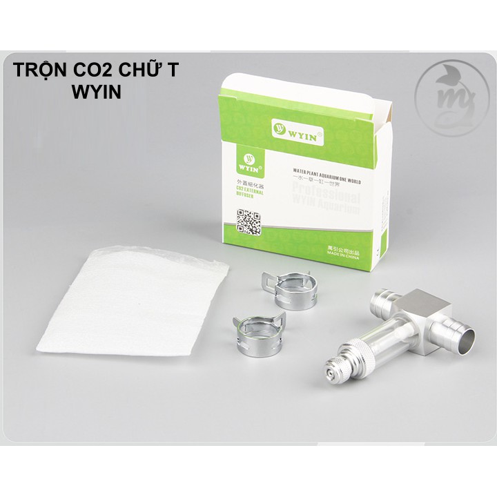 TRỘN CO2 CHỮ T 2 trong 1 WYIN - Bộ trộn kèm đếm giọt