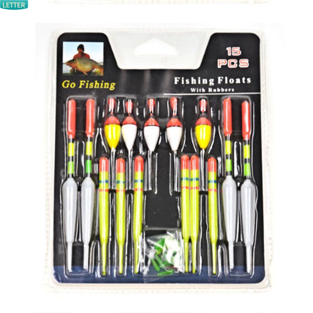 Set 15 Phao Nổi Câu Cá Di Động Bền Bỉ Chất Lượng Cao