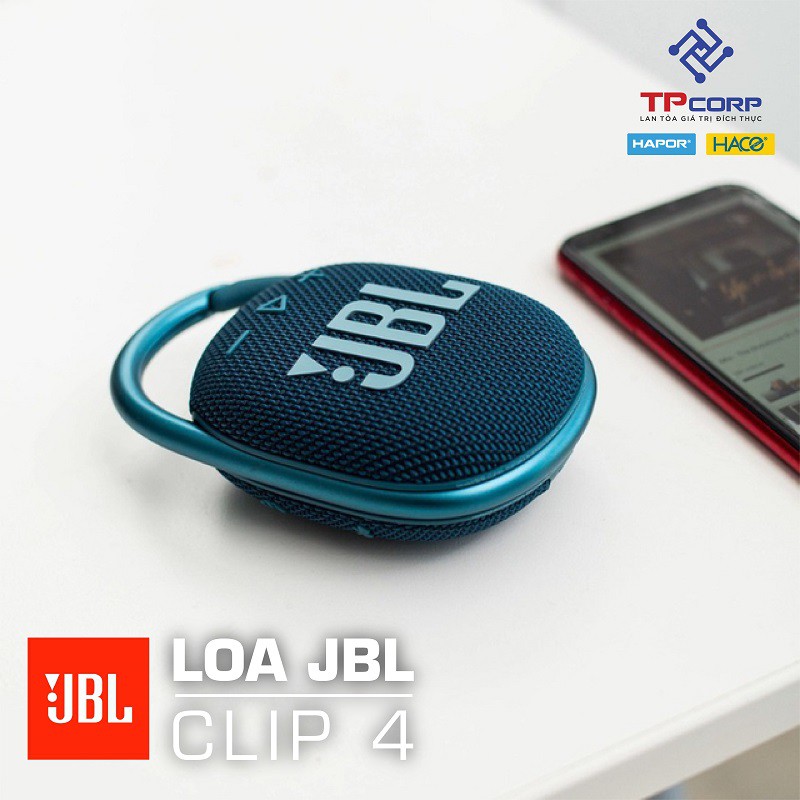 Loa Bluetooth JBL CLIP 4 bass cực mạnh nhỏ gọn tiện dụng chống nước cực tốt bảo hành 12 tháng 1 đổi 1 TP SHOP