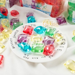 Hộp 30 viên nước giặt xả Gellball 2 trong 1 giặt siêu sạch, quần áo thơm lâu - GIDISO [kho sỉ]