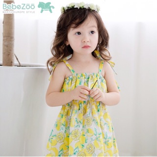 Váy bé gái Hàn Quốc Bebezoo _ chanh