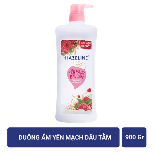 Sữa tắm dưỡng sáng da Hazeline Yến mạch - Dâu tằm 900g