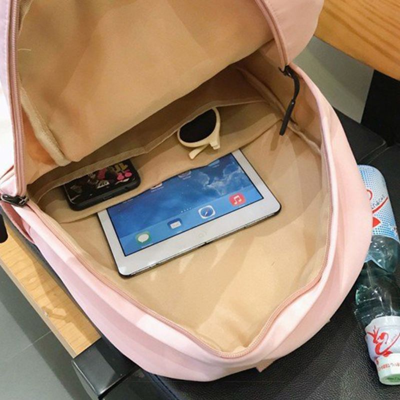 Ba Lô Vải Đi Học Siêu Nhẹ Cho Nữ