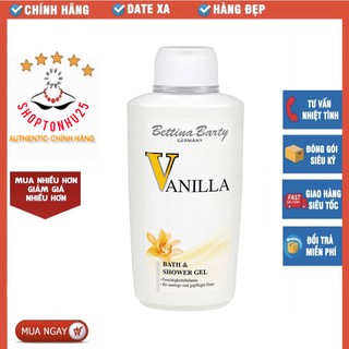 Sữa tắm hương nước hoa Vanilla 500ml của Đức