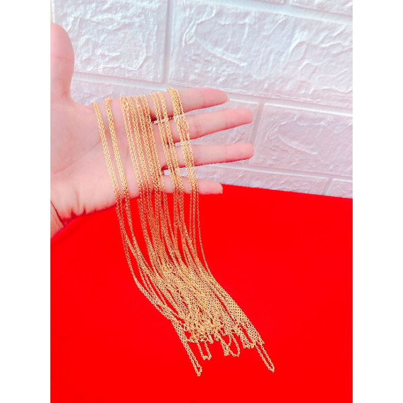 Dây chuyền xích nhỏ vàng 6k