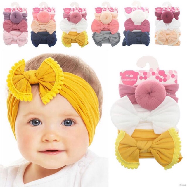 Set 3 băng đô cho bé