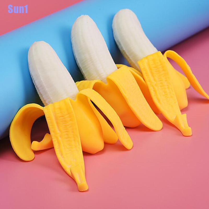 Đồ chơi squishy Giảm Stress Hình Quả Chuối Dễ Thương Cho Bé