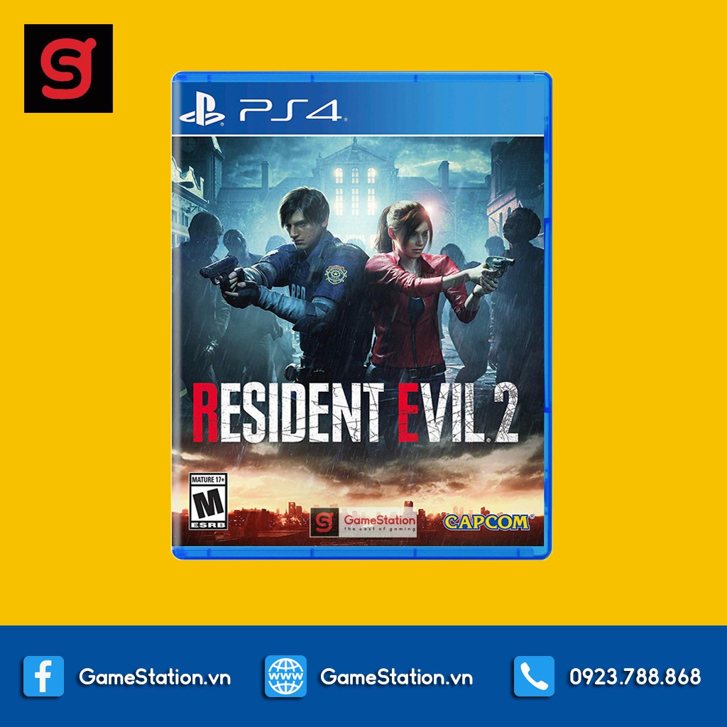 [Mã SKAMA06 giảm 8% đơn 250k][Freeship toàn quốc từ 50k] Đĩa Game PS4: Resident Evil 2 Remake