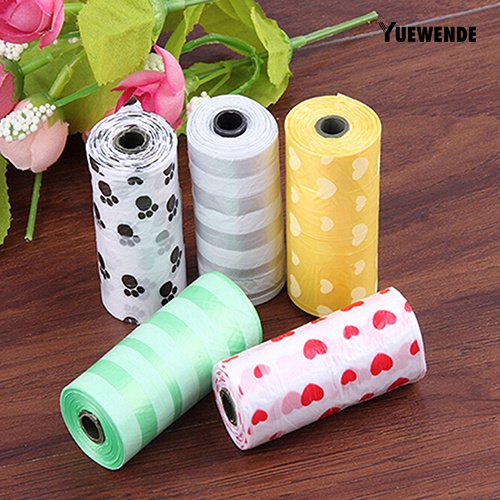 Cuộn 15 túi đựng rác thải thú cưng tiện lợi