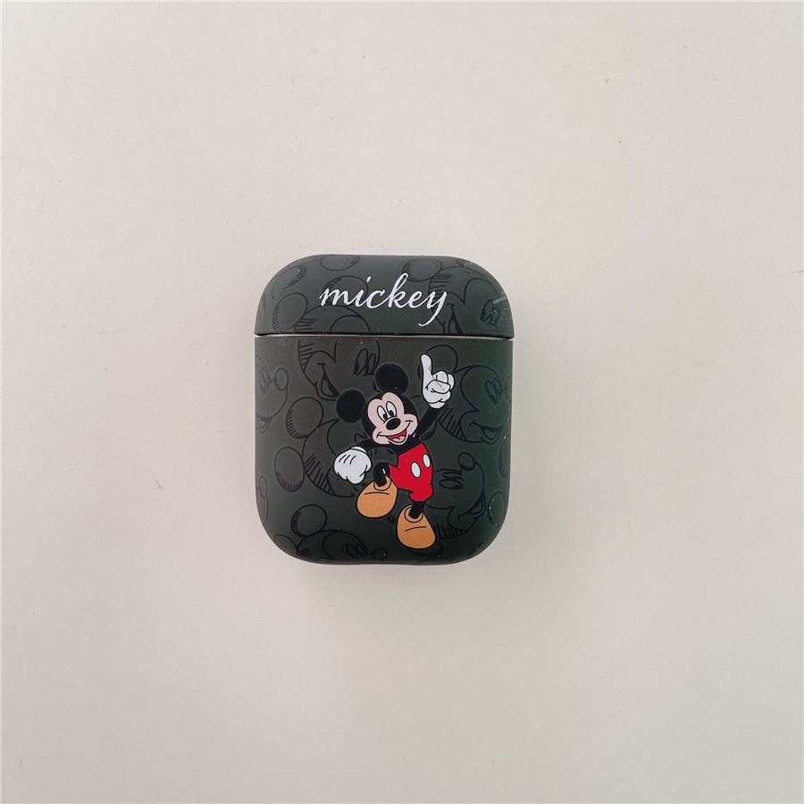 Vỏ Bảo Vệ Hộp Sạc Tai Nghe AirPods Pro2 AirPods Pro AirPods 3 gen3 AirPods 2 Hình Chuột Mickey Mouse & Minnie Mouse Dễ Thương Ốp