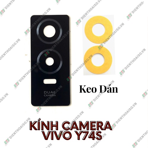 Kính camera vivo y74s 5g kèm keo dán