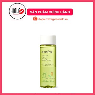 Tẩy trang mắt môi Innisfree Apple Seed Lip & Eye Remover 100ml