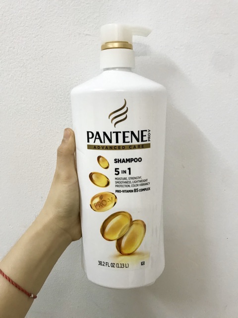 Dầu gội Pantene 5 in 1 Pro Vitamin B5 Complex Shampoo, 1.13l