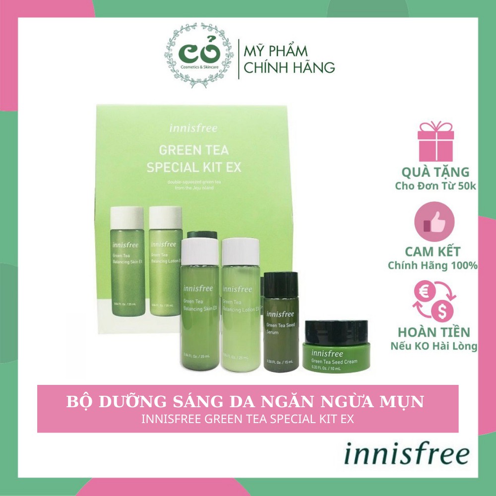 Bộ Dưỡng Da Innisfree Green Tea Special Kit EX