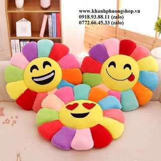 Gối tựa lưng hoa mặt trời - gối tựa lưng