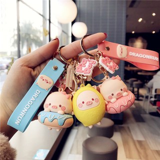 Móc khóa Cute Chính Hãng Heo Donut siêu dễ thương