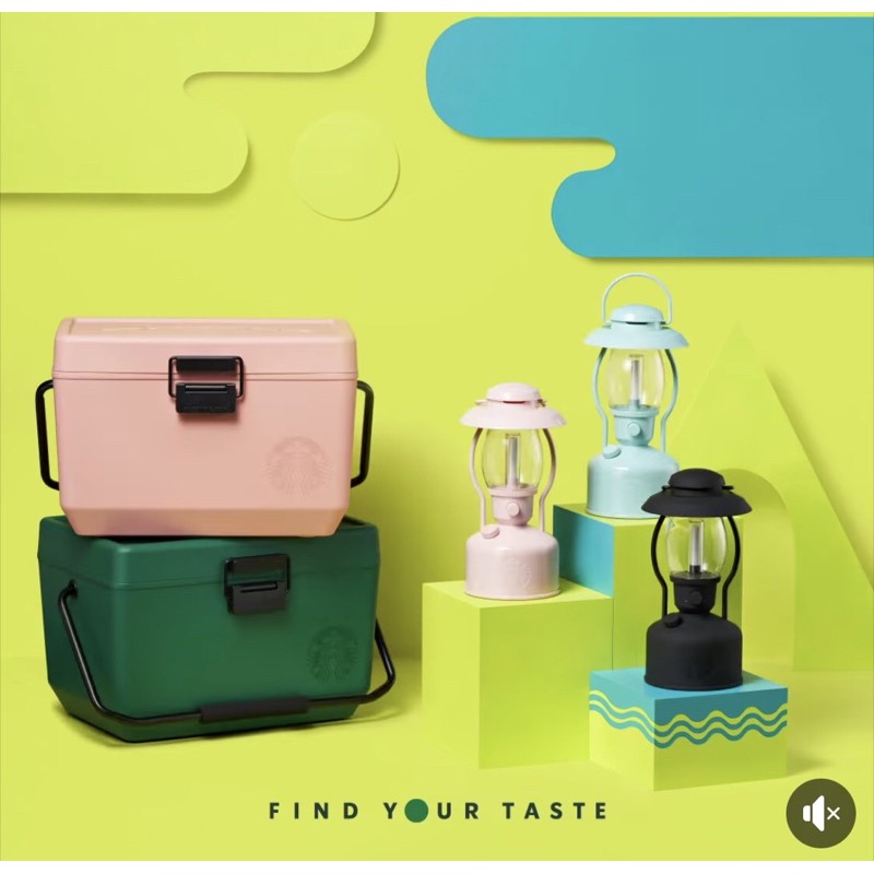 Thùng đá giu nhiệt & đen loa bluetooth Starbucks Korea Limited 2021