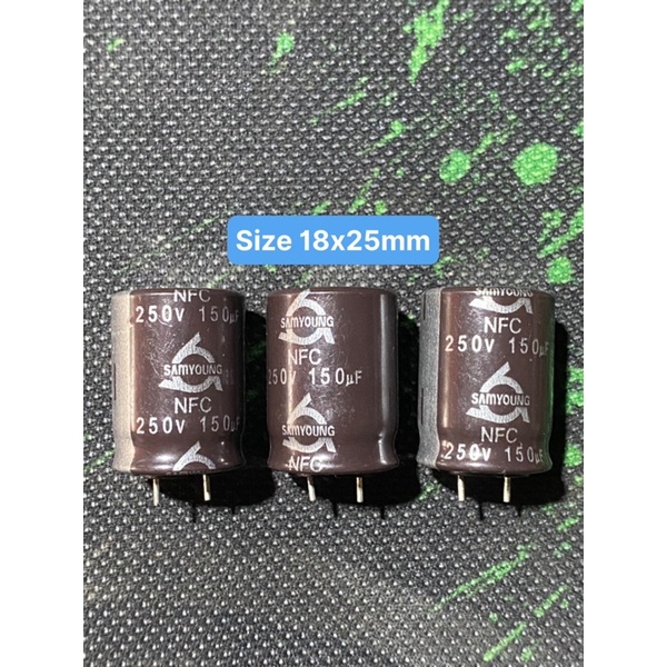 Tụ hoá 200V 180uf Rubycon &amp; Nippon chân cứng mới chính hãng