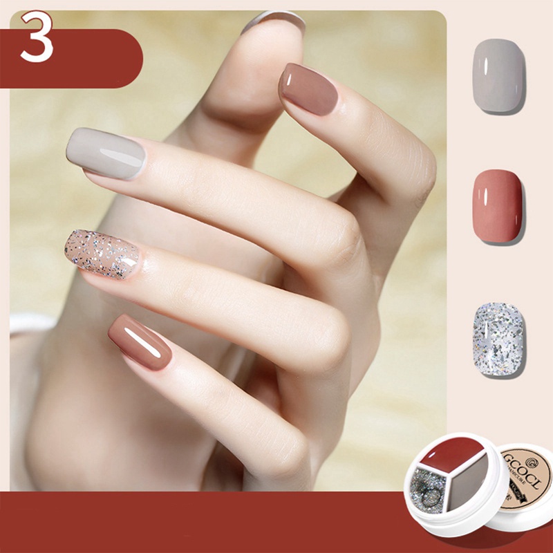 [Hàng mới về] Gel sơn móng 3 màu lựa chọn lâu trôi