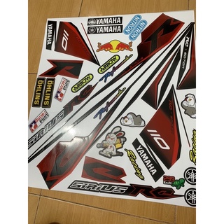tem sirius 110 RC đỏ đen 2019