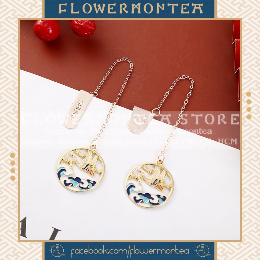 Thẻ Đánh Dấu Sách | Bookmark Dây Kim Loại - Cổ Phong 03