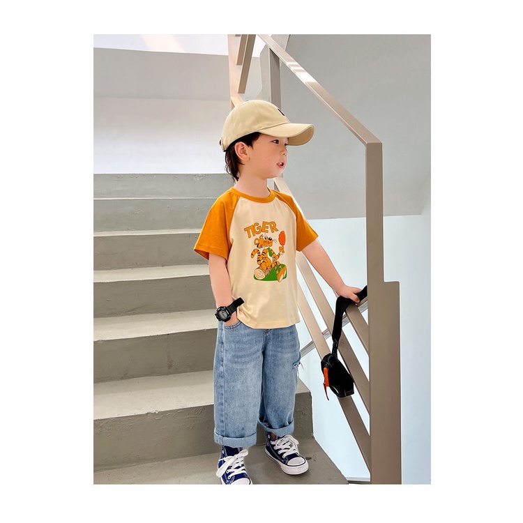 Quần Jeans Rách Phong Cách Hàn Quốc Thời Trang Mùa Hè Mới Cho Bé Trai 0720