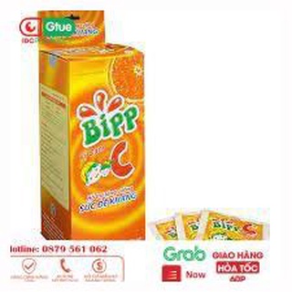 Combo 20 gói Kẹo C tuổi thơ Bipp C - Viên ngậm giúp tăng cường sức đề kháng cho trẻ - Gói 10 viên kẹo cam_