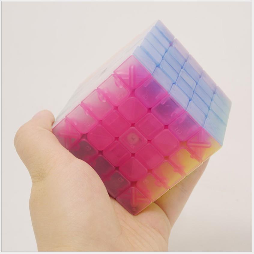 Rubik Jelly 5x5 - Rubik bậc 5 màu thạch anh