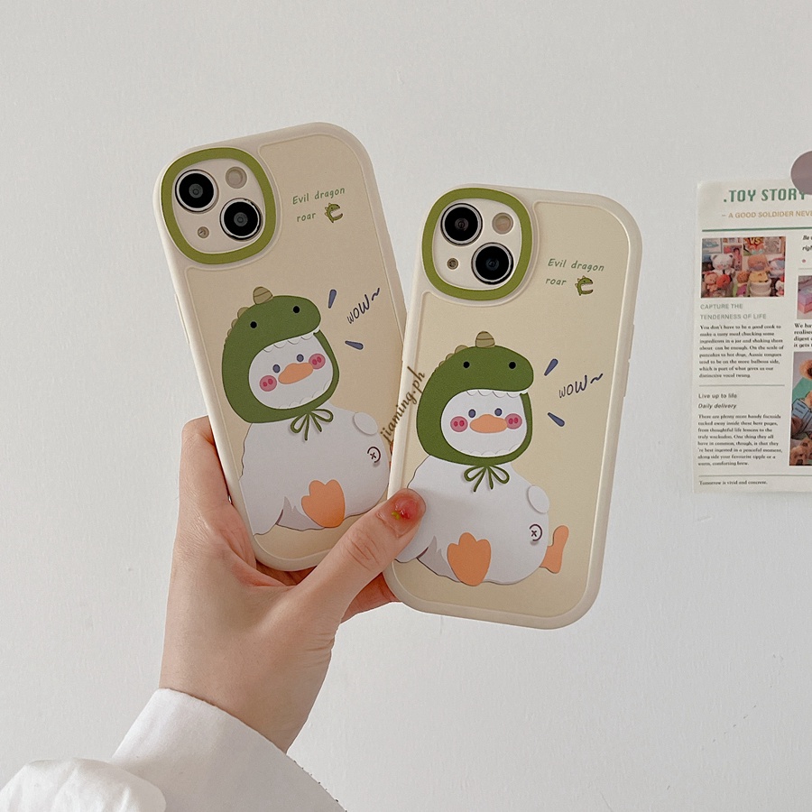 Ốp Điện Thoại In Hình Chú Vịt Dễ Thương Bảo Vệ Camera Cho iPhone 7 8 SE 2020 X XS XR XS MAX 11 12 13 PRO MAX