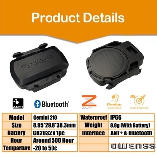 GARMIN Cảm Biến Tốc Độ + Bluetooth 210 S3 + Cho Xe Đạp