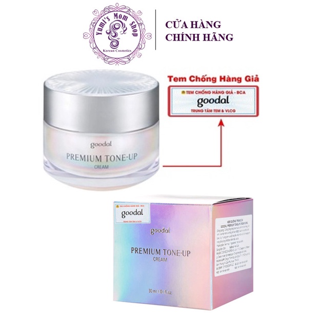 Kem làm trắng da Goodal Premium Snail Tone-Up Cream 30ml