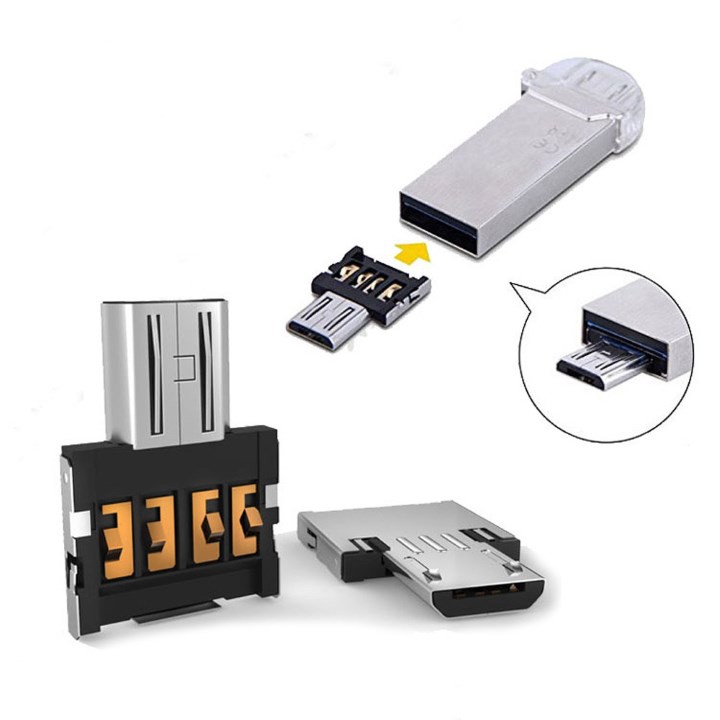 Đầu Chuyển Đổi Otg Micro Usb Sang Usb - Biết Bị Chuyển Đổi Đầu Micro Usb Ra Usb