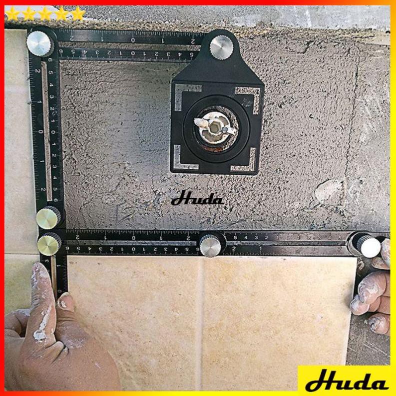 THƯỚC ĐỊNH VỊ KHOAN LỖ GẠCH DỤNG CỤ LẤY DẤU CẮT GẠCH ỐP LÁT NỀN XÂY DỰNG