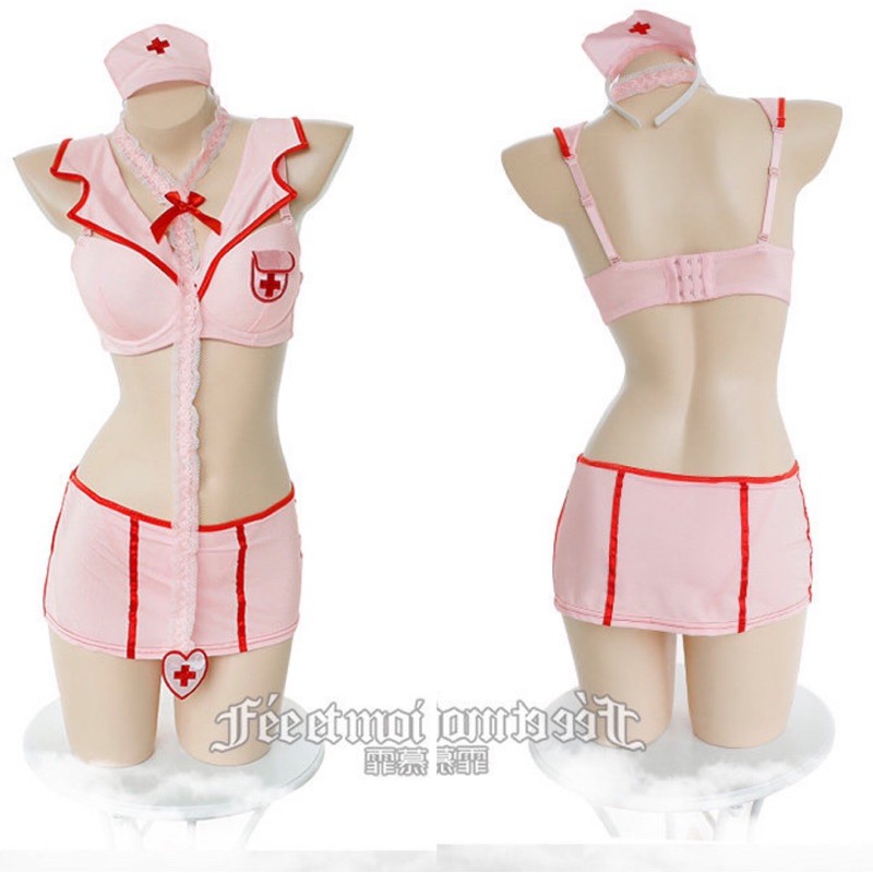Fm7906Cosplay nàng y tá gợi cảm quyến rũ• Nội Y Cao Cấp •Áo độn ngực có mút • Cosplay Sexy MY9654