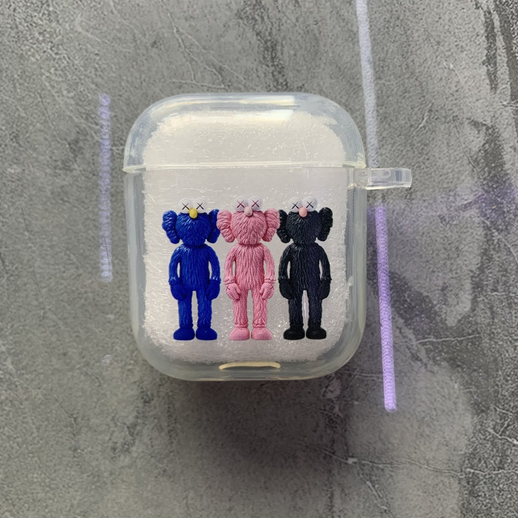 SIÊU RẺ Vỏ đựng tai nghe Airpod 1/2 [SILICON DẺO] TRONG SUỐT