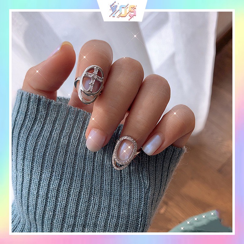 Nhẫn đeo móng tay Hàn Quốc kim loại cực HOT sang chảnh cho nữ