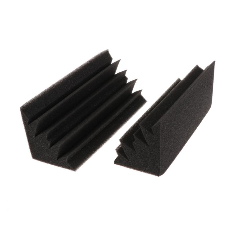 Bộ 4 Miếng Xốp polyurethane Cách Âm Gắn Góc Tường Tiện Dụng