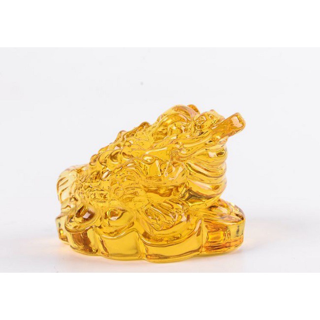 Thiềm từ  pha lê phong thủy may mắn & tài lộc, dài 6.5cm