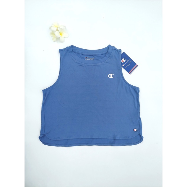 Áo Thun Sát Nách Croptop Logo CHAM.PION Bảng Màu Đẹp Form Rộng Thoải Mái Hot Hit 2022- Hàng VNXK