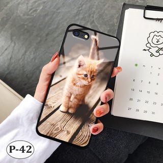 Ốp lưng kính OPPO A71- hình 3D
