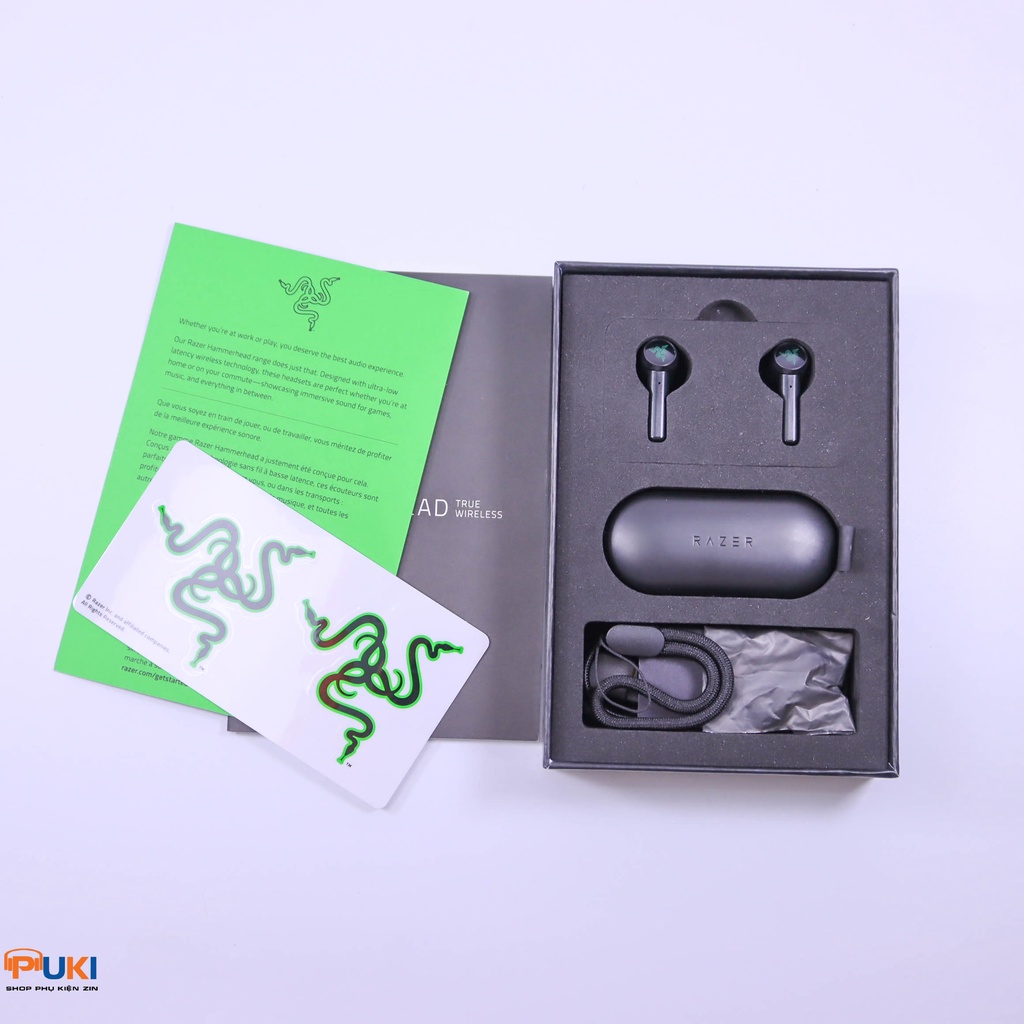 Tai nghe gaming Razer Hammerhead Gaming - RAZER HAMMERHEAD TRUE WIRELESS | Hàng Chính Hãng |