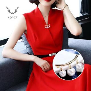 Ghim Trang Sức Ngọc Trai Chống Trượt Kiểu Hàn Quốc Đơn Giản XY1