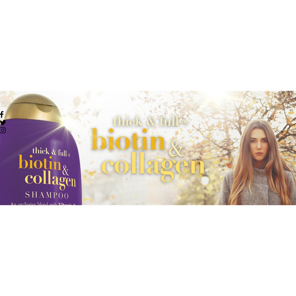 Dầu gội Organix Thick & Full Biotin & Collagen