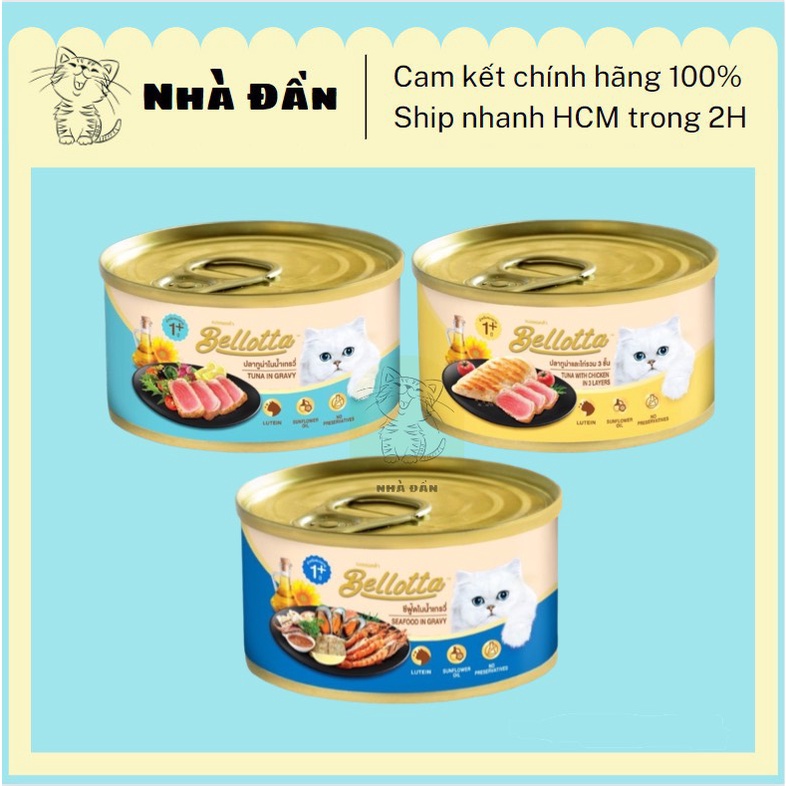 PATE CHO MÈO BELLOTTA LON 85g