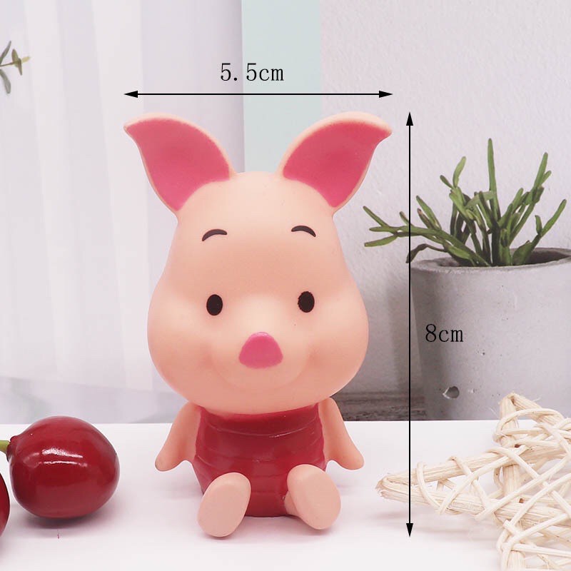 Gấu Pooh, Heo, Hổ trang trí bánh kem