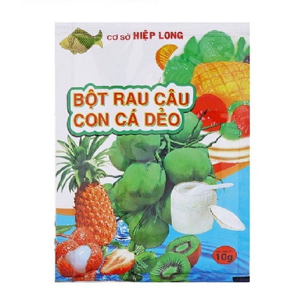 Bột Rau Câu Con Cá Dẻo Hiệp Long 10G