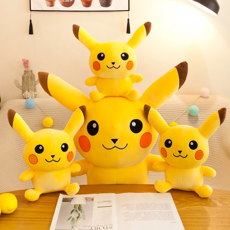 Thú Nhồi Bông Hình Pikachu Dễ Thương Cho Bé