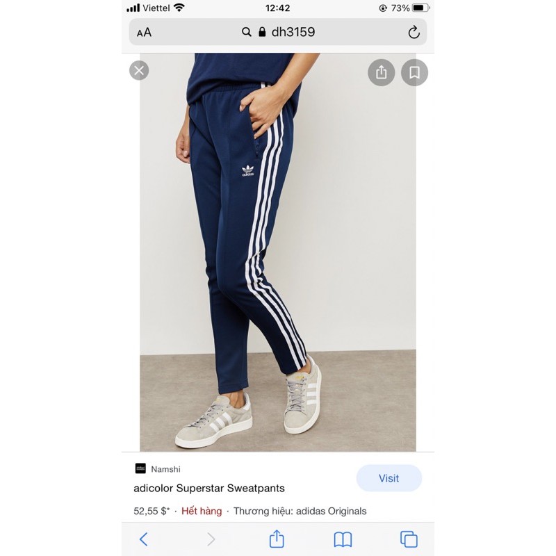 Quần das 1400 SST TRACK PANTS Size S Made in Cambodia full CoD  chất vải dày dặn co dãn.