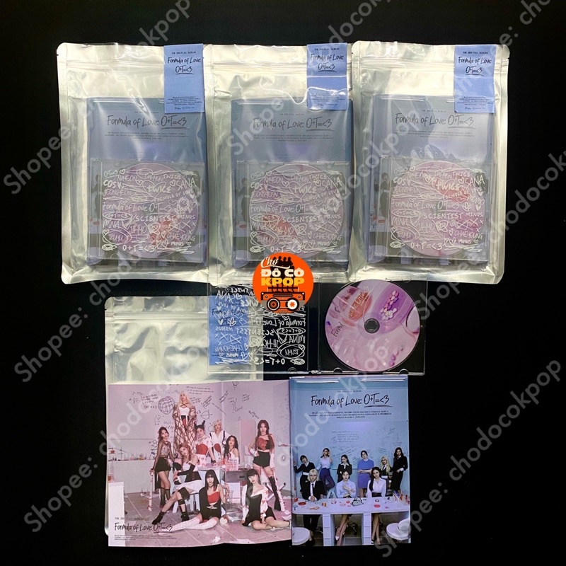 Ảnh Twice Formula of Love RỖNG đủ Ver